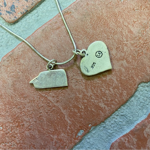 Sterling Silver 925 CHEERLEADING Pendants on 16” Chain. - Picture 2 of 10